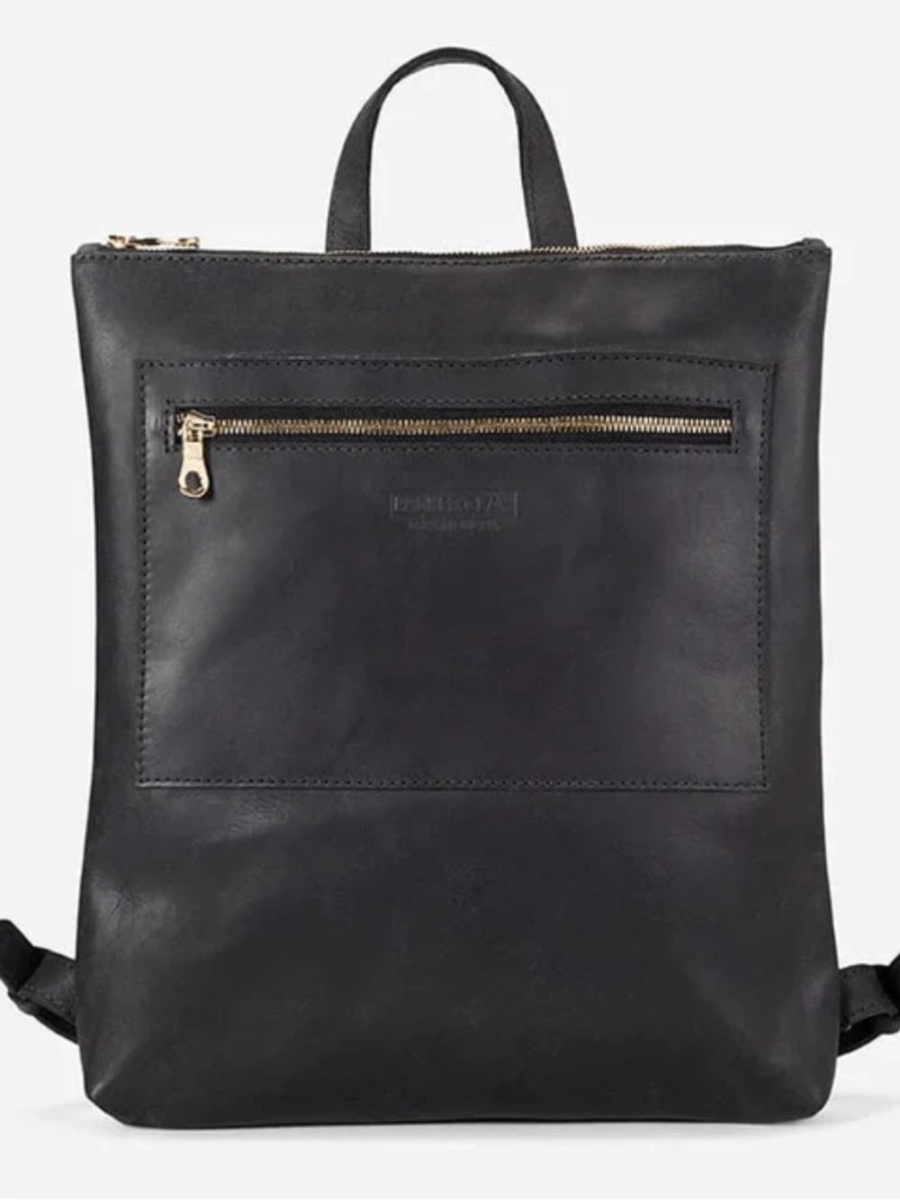 Parker Clay Miramar Leather Backpack in Black